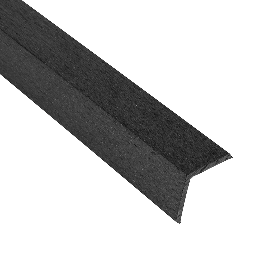 45mm x 45mm Triton Black WPC Decking Angle Trim – 3m image
